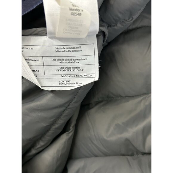 Eddie Bauer Jacket Womens Medium Blue Down EB650 Fill Feather Puffer Lightweight - Picture 10 of 16